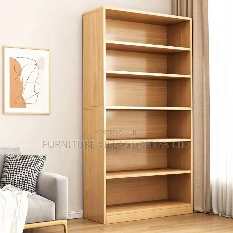 Office Bookself; Wooden Storage Display Bookcase 5 Layer