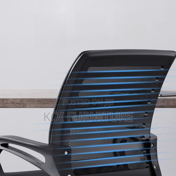 Office Chairs; Strong Mesh Fabric Office Clerical Seat - thumbnail 2
