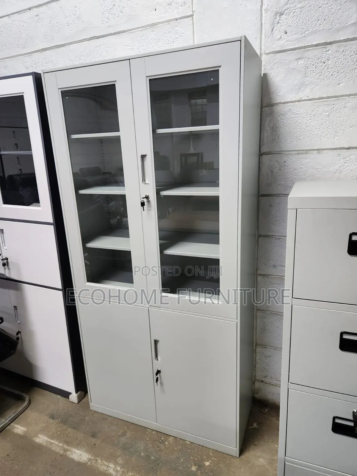 Filing Cabinet With Half Glass Door