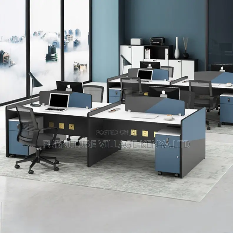 Workstation; 4-way Office Workstation Unit