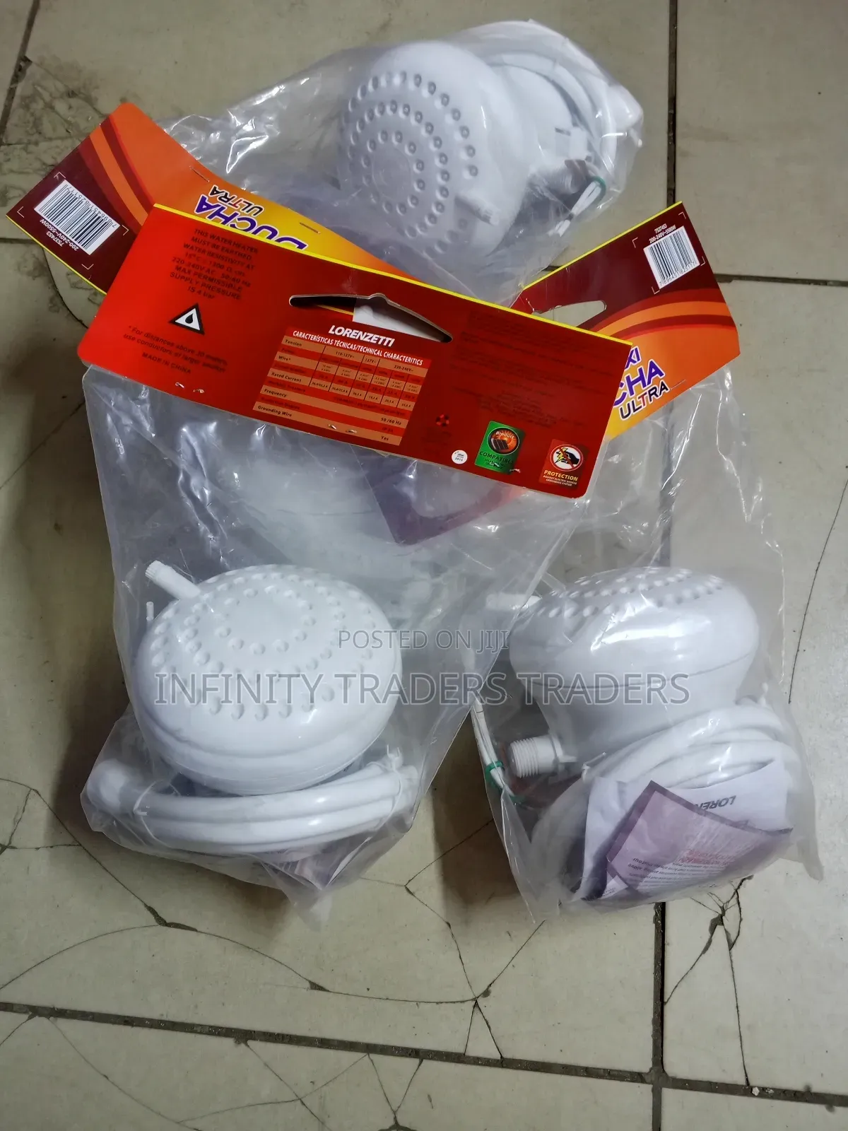 Shower Head.Lorenzetti Maxi Ducha Ultra Instant Shower Head for Fresh