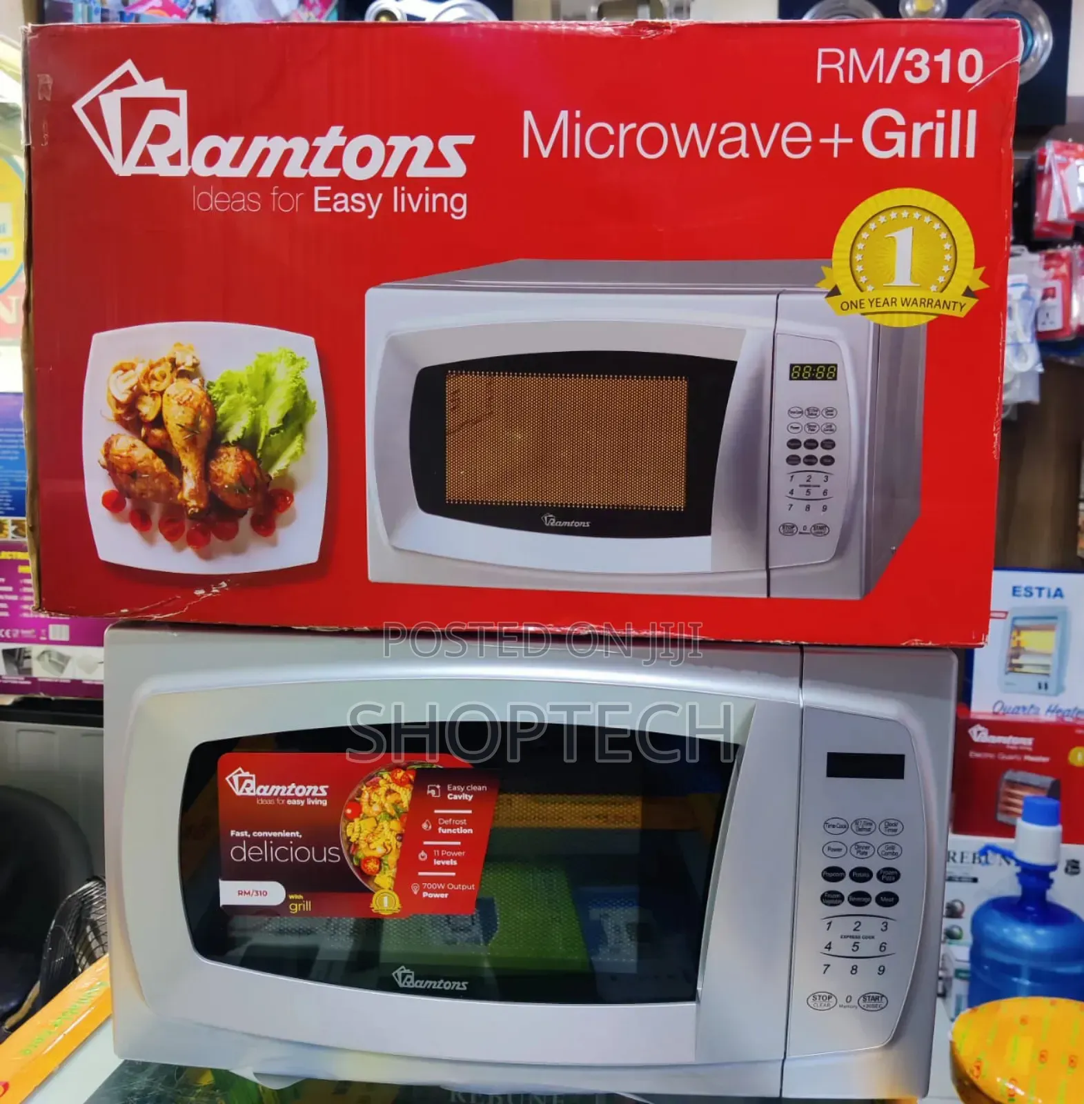 *Ramtons Microwave Digital 20litres With Grill Rm310