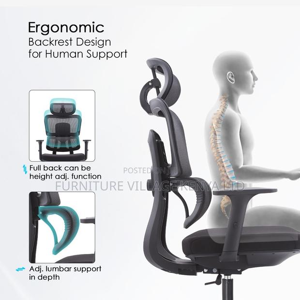 Office Chair; High Back Ergonomic Mesh Office Chair - thumbnail 6
