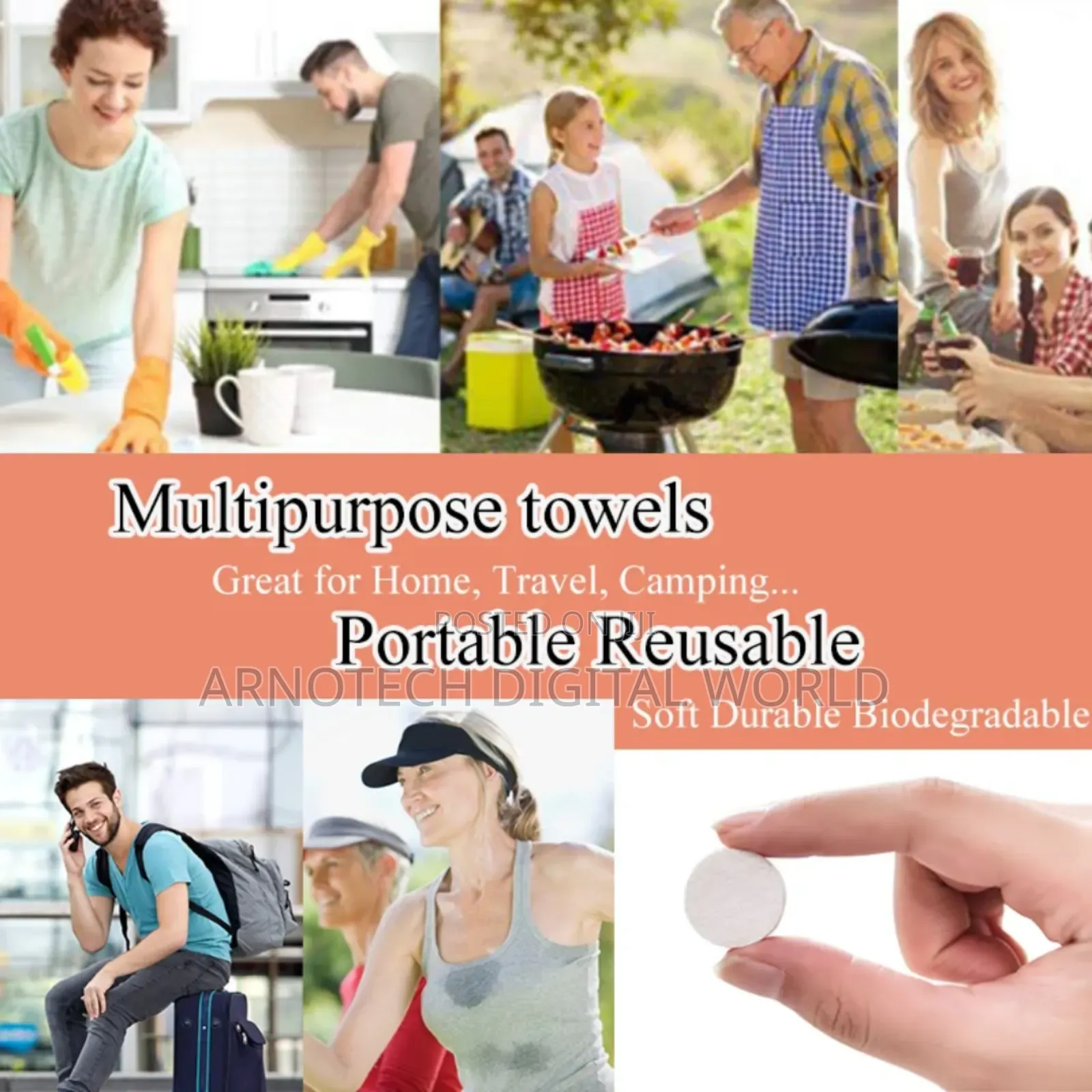 Magic Compact Towels 20 Pieces Pack