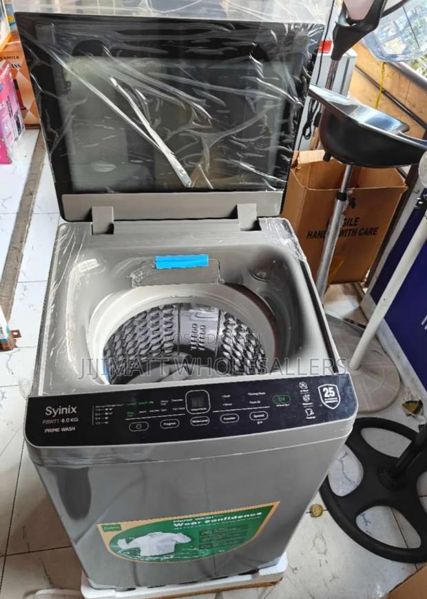 8kg Syinix Topload Full Automatic Washing Machine - main view