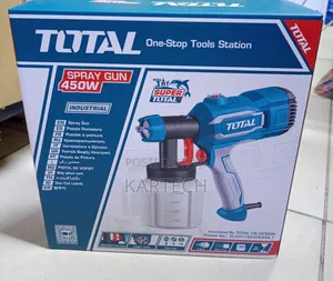 Total Portable 450w Electric Paint Sprayer Gun With 800ml Container