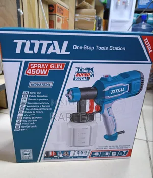 Total Heavy-Duty 450w Corded Spray Gun for Wall, Wood Metal Painting