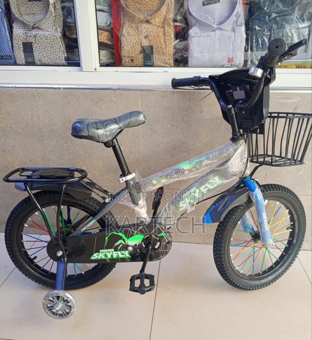 Skyfly 16-Inch Kids BMX Bicycle With Training Wheels - main view