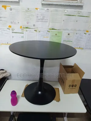 Black Round Eamas Table
