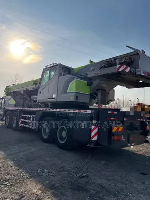 Transit Trailers With Cranes Are Ready for Jobs and Errands