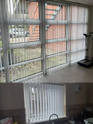 White Vertical Multipurpose Office Window Blinds