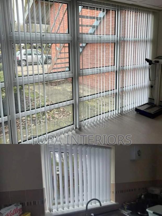 White Vertical Multipurpose Office Window Blinds