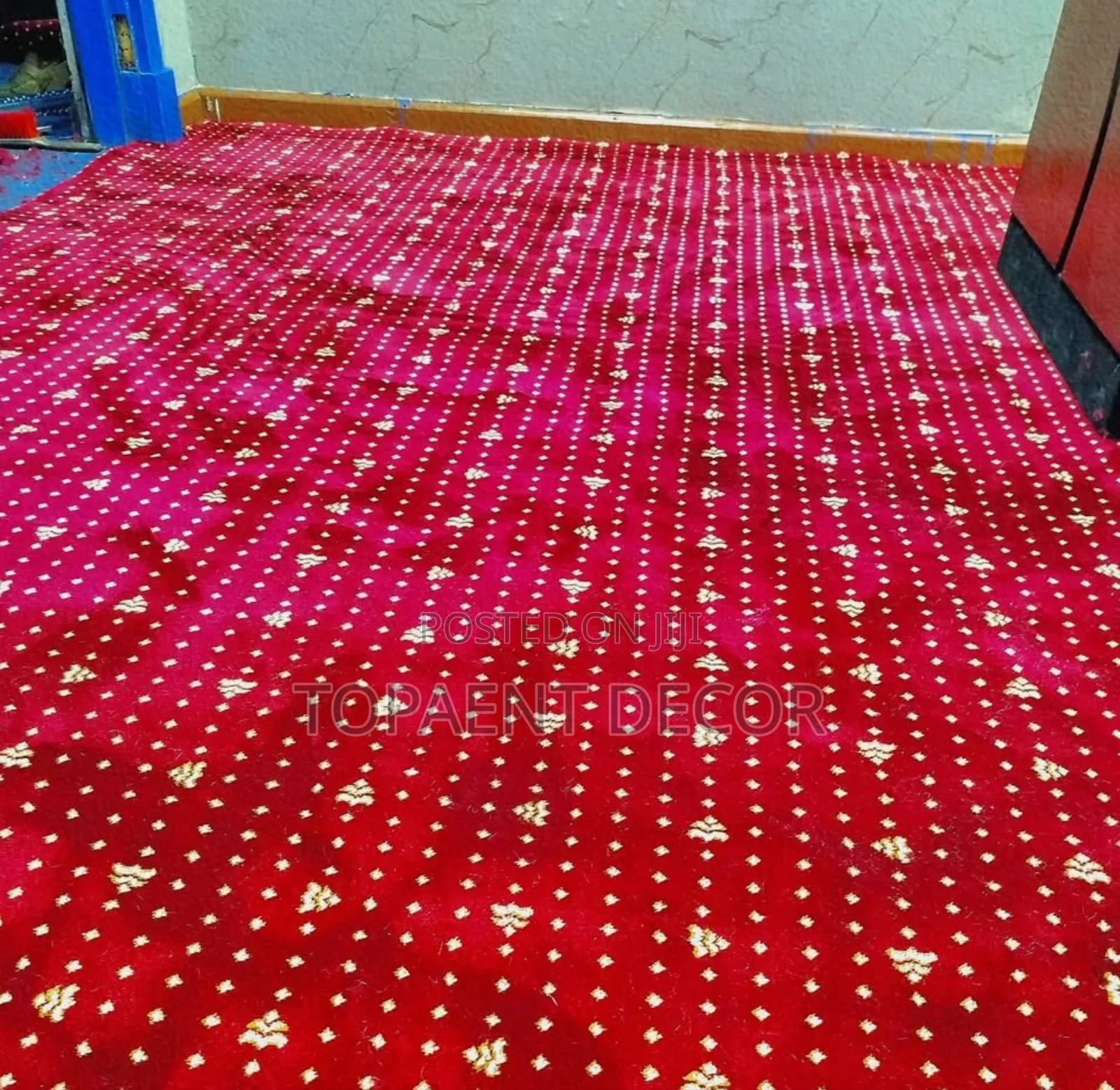 Red With Some  Prints Presidential Flooring Solutions