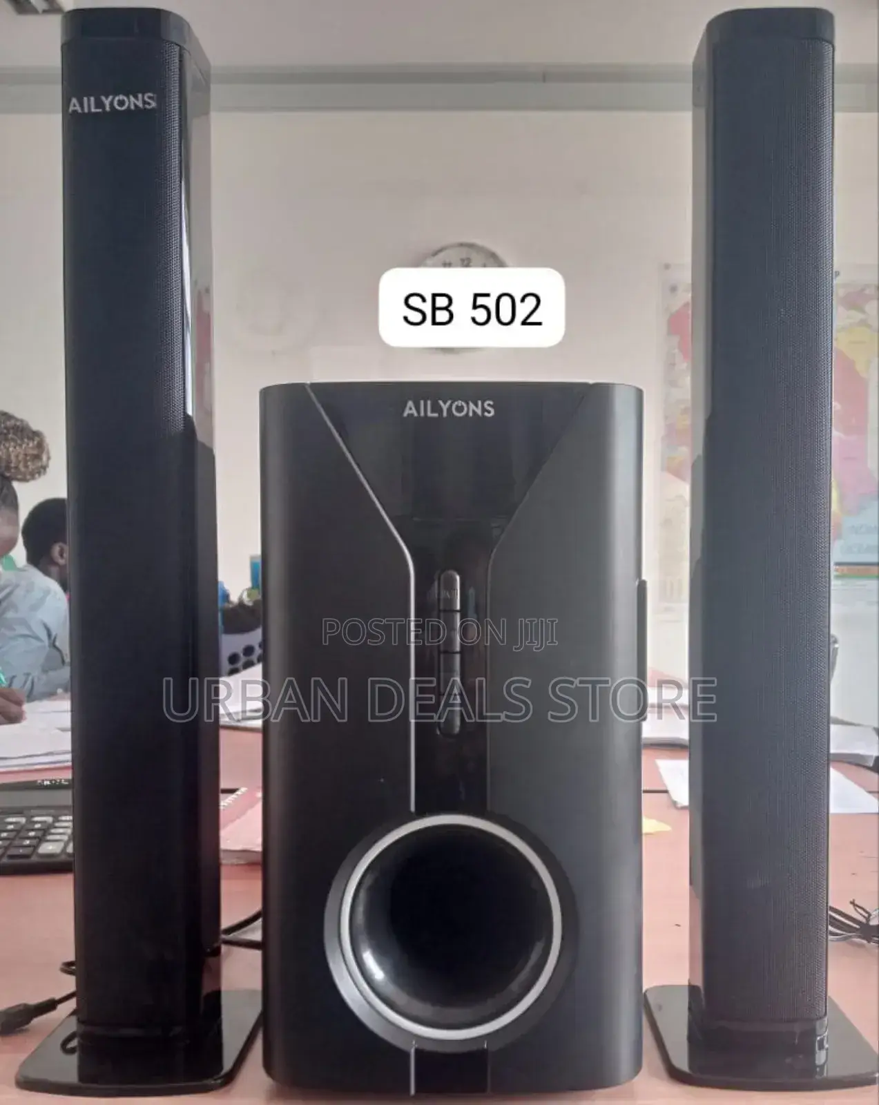 2.1ch Ailyons Sub Woofer System Bt/Usb/Fm Tall Boy