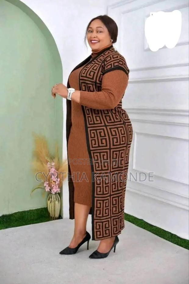 Fendi Sweater Dress Plus Kimono - thumbnail 4
