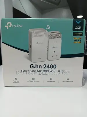 Tp-Link - Pgw2440 Kit G.Hn2400 Powerline Ax1800 Wi-Fi 6 Kit