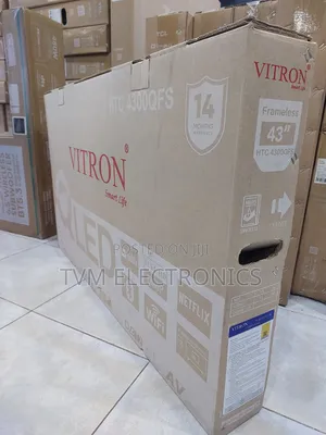 Vitron 43′′ Qled FHD Smart Android Tv- Htc4300qfs Bluetooth Enabled