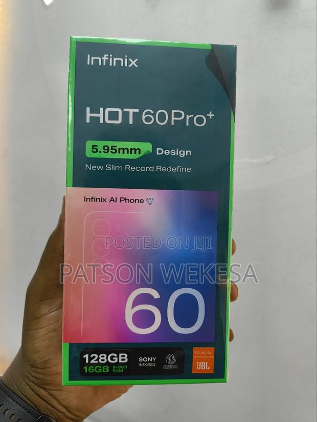 New Infinix Hot 60 Pro+ 128 GB Black