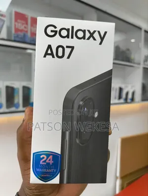 New Samsung Galaxy A07 4G 64 GB Black