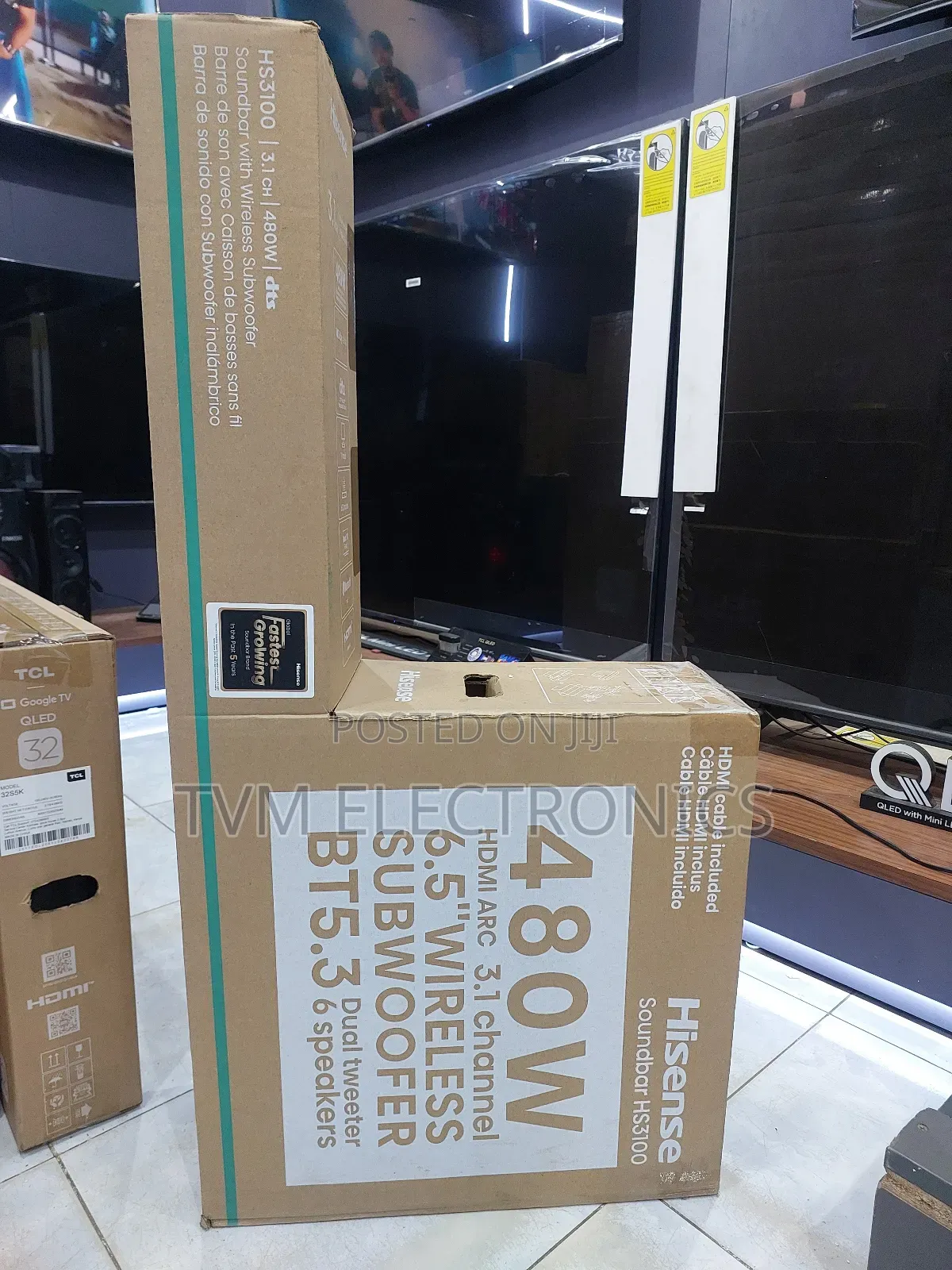 Hisense Hs3100 Soundbar 3.1ch 480w Wireless