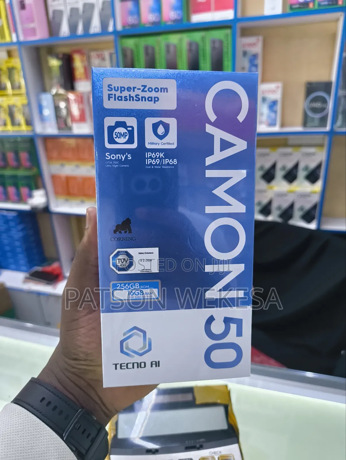 New Tecno Camon 50 256 GB Green