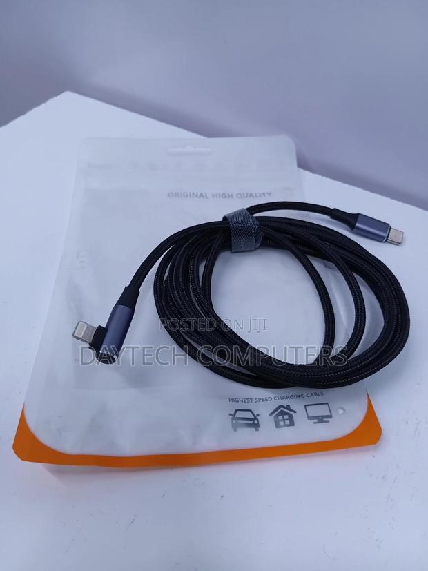 60w Right Angle Usb-C to Lightining Cable - thumbnail 3