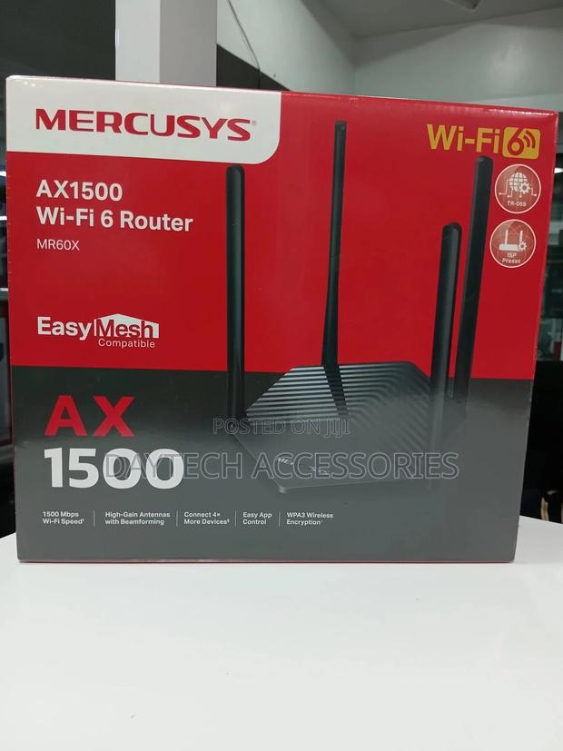 Mercusys Wi-Fi 6 Router Mr60x Ax1500 Wifi 6 Router - thumbnail 2