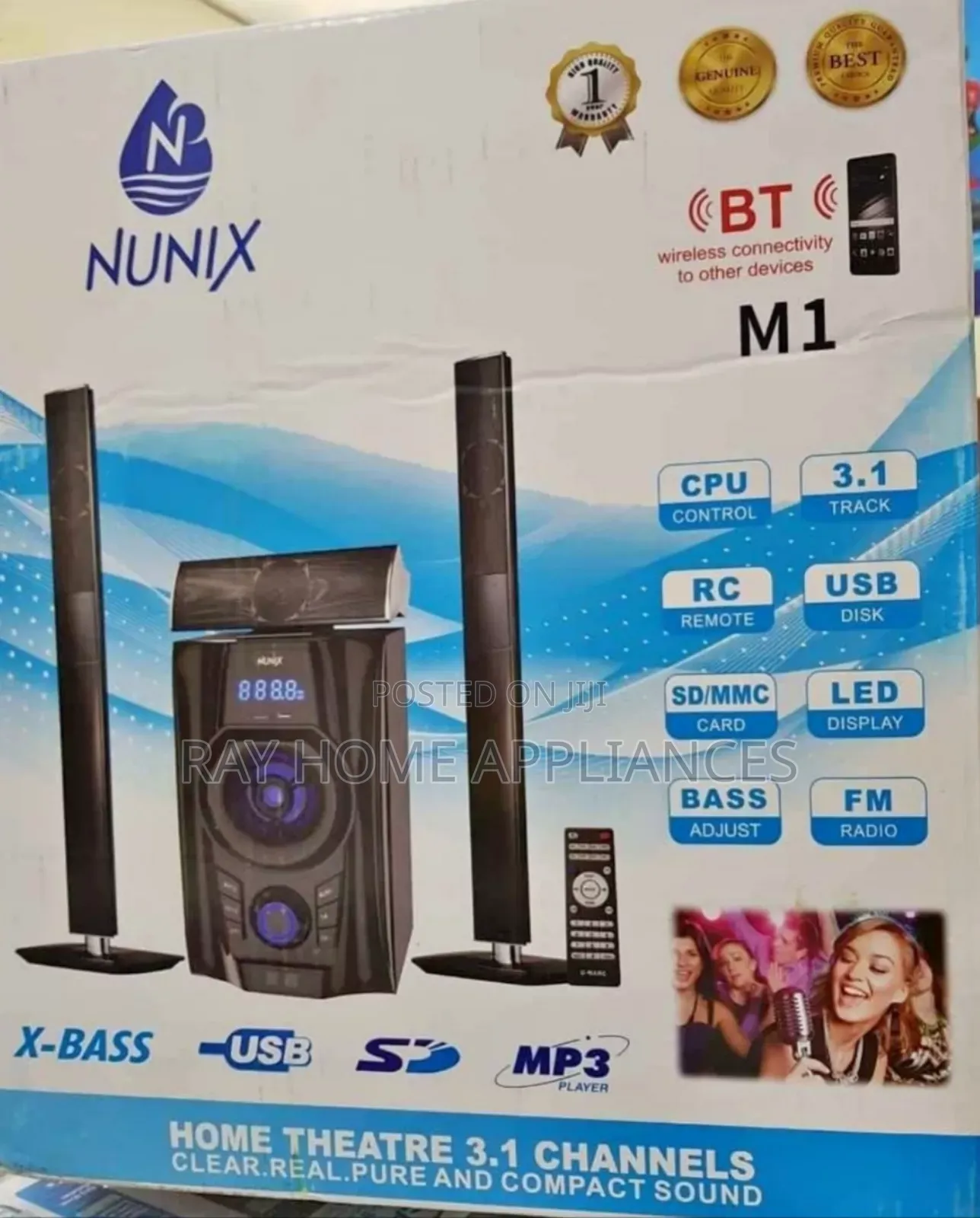 3.1ch Nu- M1 Home Theater Speaker System