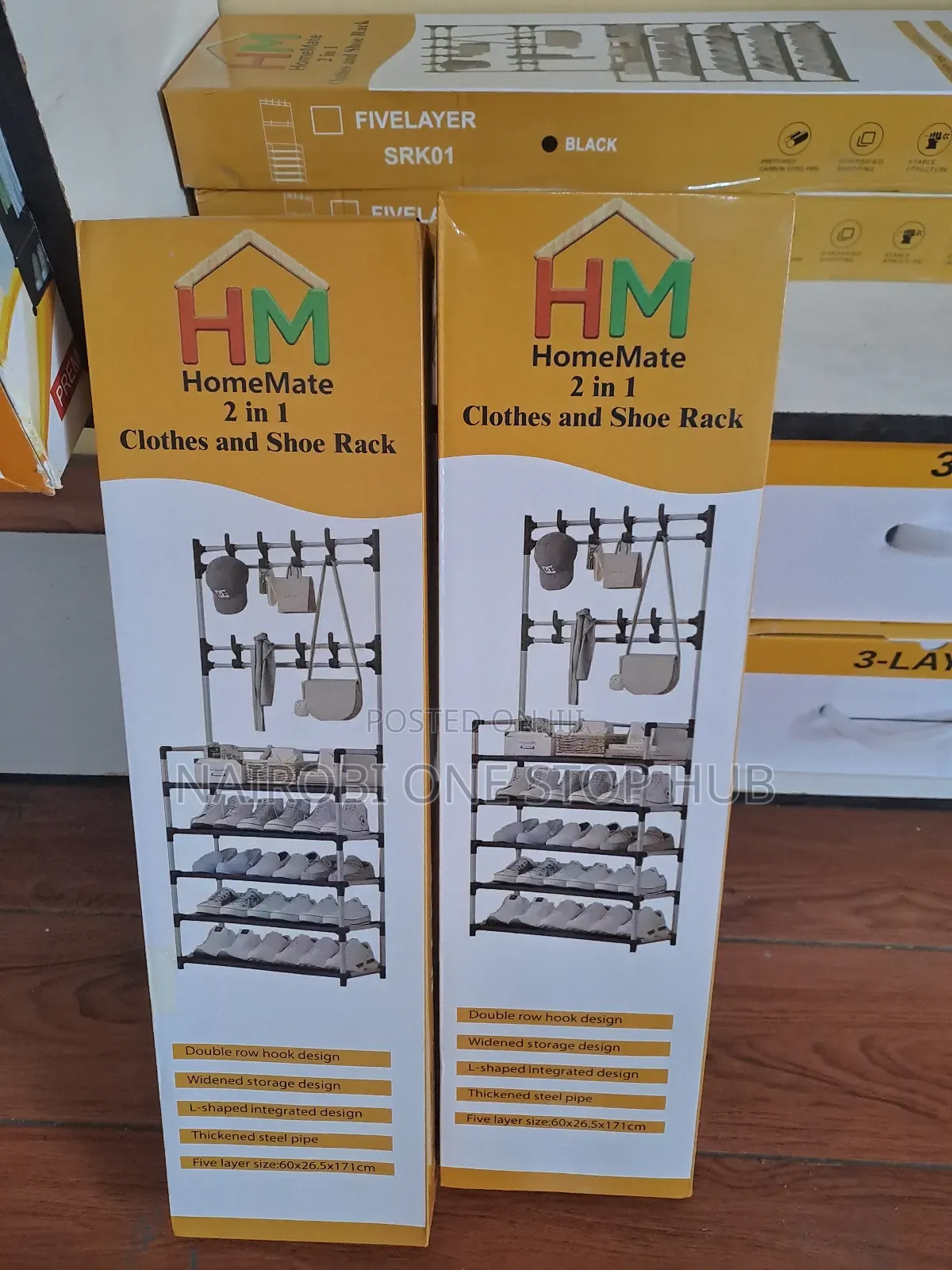 Shoe Rack With Hanger