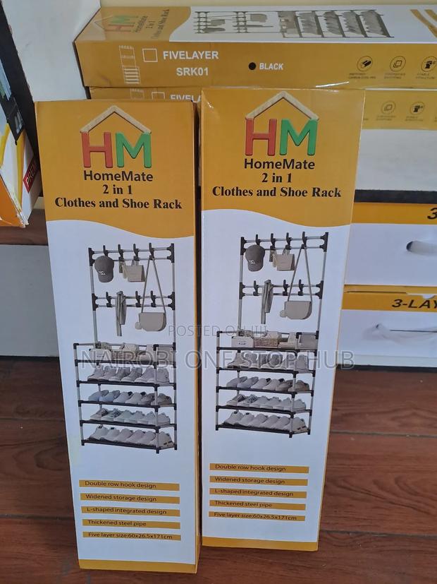 Shoe Rack With Hanger