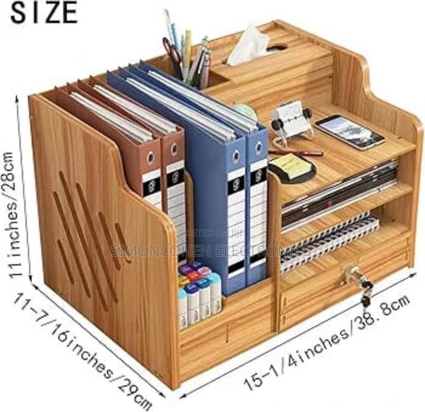 Bamboo Desk Organizer - thumbnail 5
