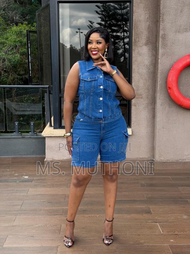 Ladies 2 Piece Denim Set - thumbnail 3