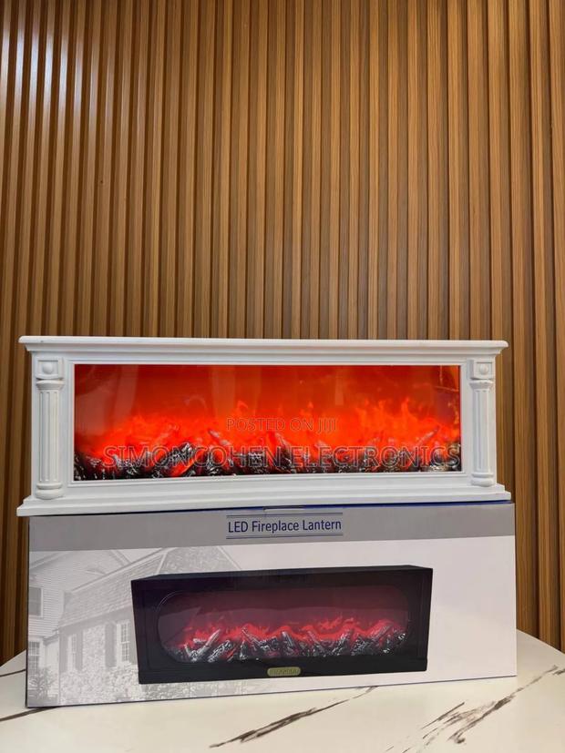 Led 60cm Fireplace Lantern Decor