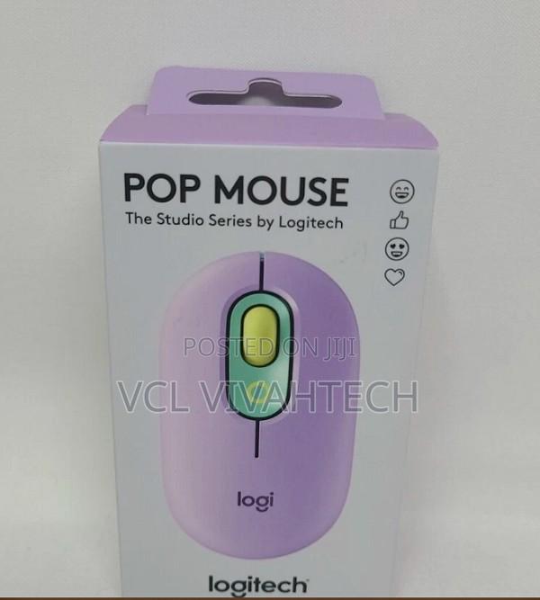 Logitech Wireless Pop Mouse With Emoji's