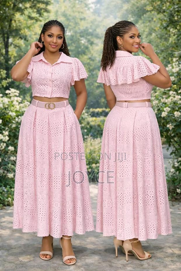 Crop Skirt Set