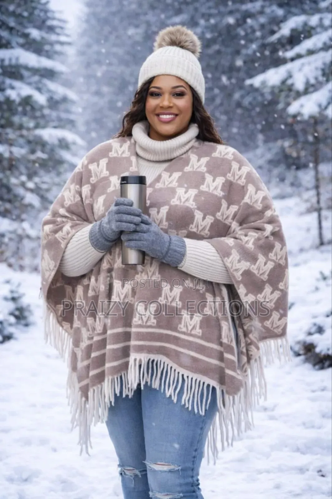 Beautiful Free Size Warm Shawl