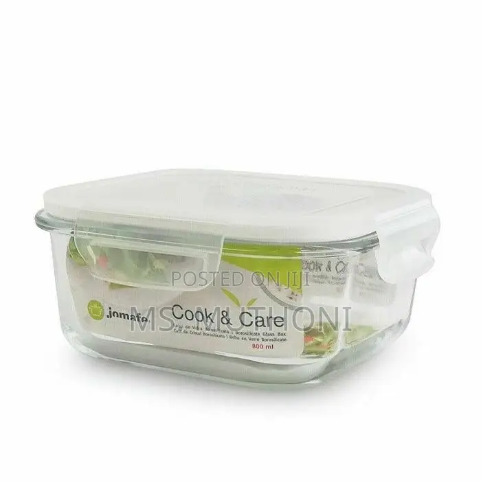 2 PCS Glass Lunch Boxes – 1100ml 650ml