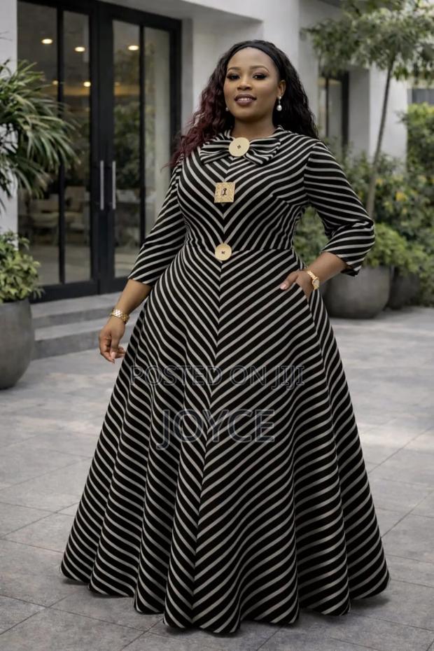 Stripped Maxi Dress