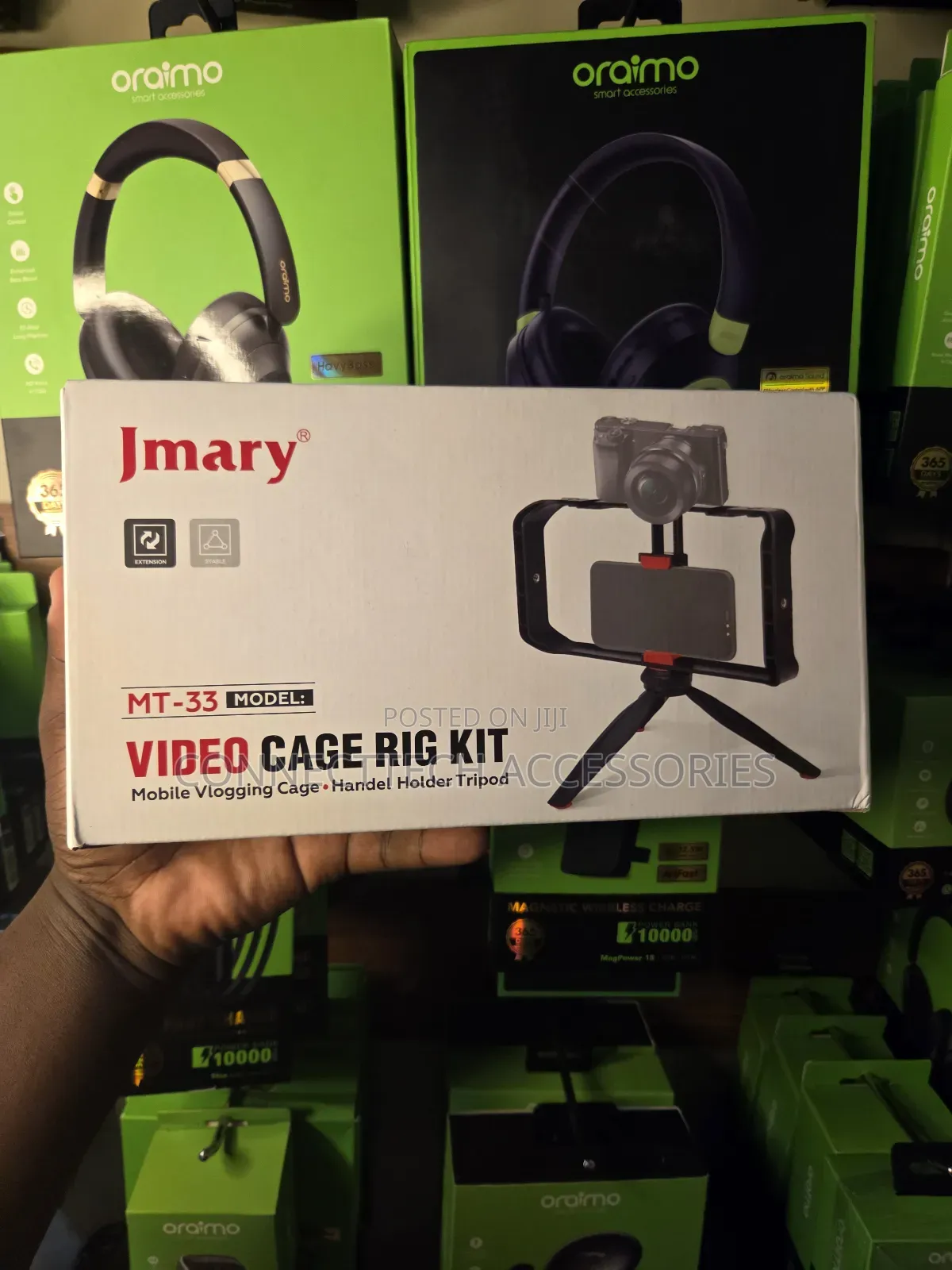 Jmary Mt-33 Video Cage Rig Tripod Kit Handle