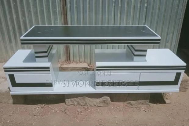 Tv Stand Black and White