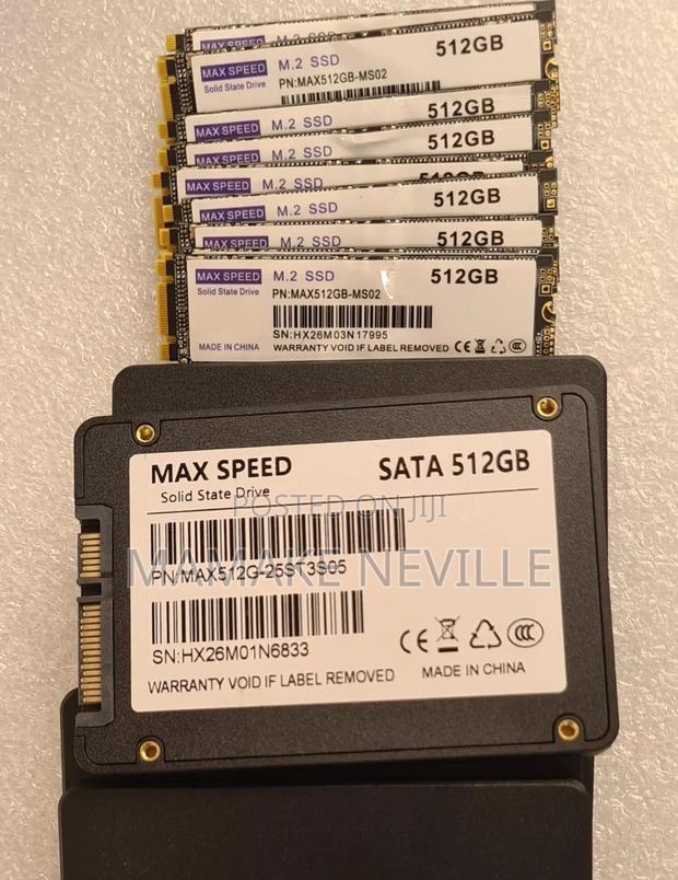 Max Speed 512 Gb SSD Sata and Nvme - main view