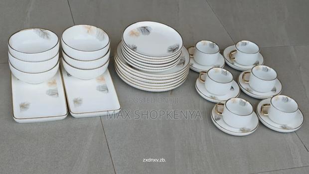 32 PCS Marble Finish Dinner Set