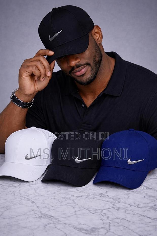 Nike Dri-Fit Club Structured Swoosh Cap, - thumbnail 3
