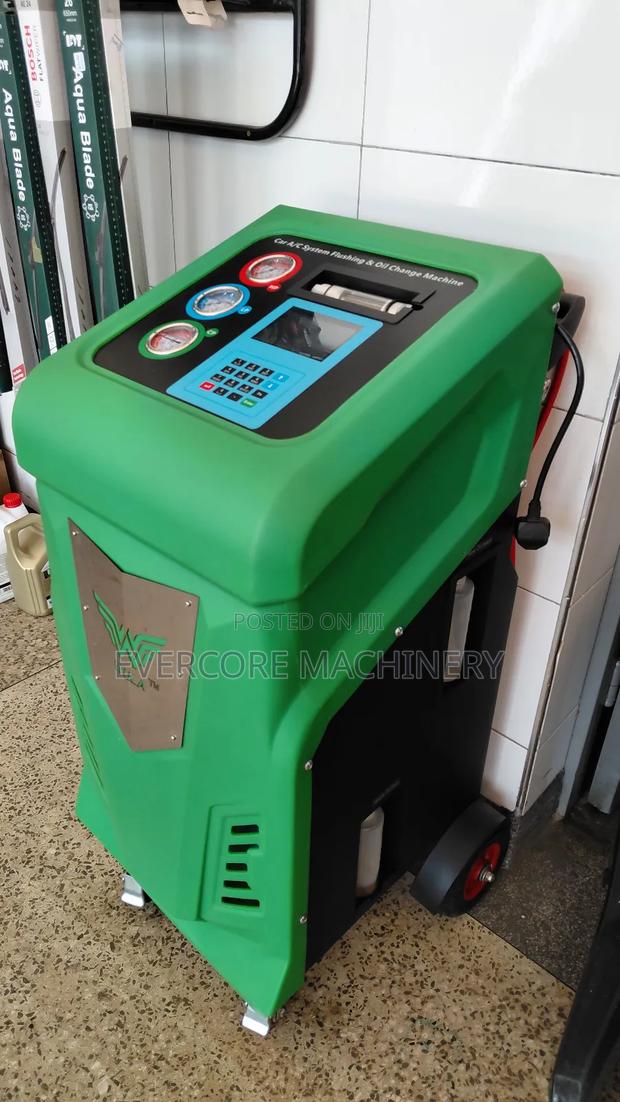 Commercial a/C System Flushing and Oil Change Machine New Model.