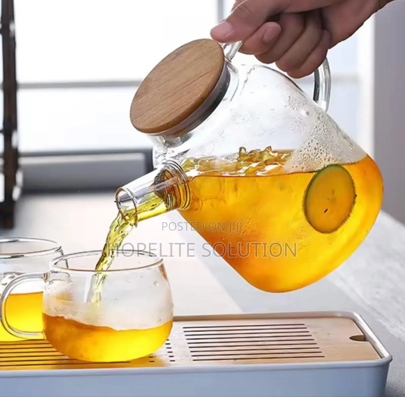Heat Resistant Borosilicate Glass Teapot