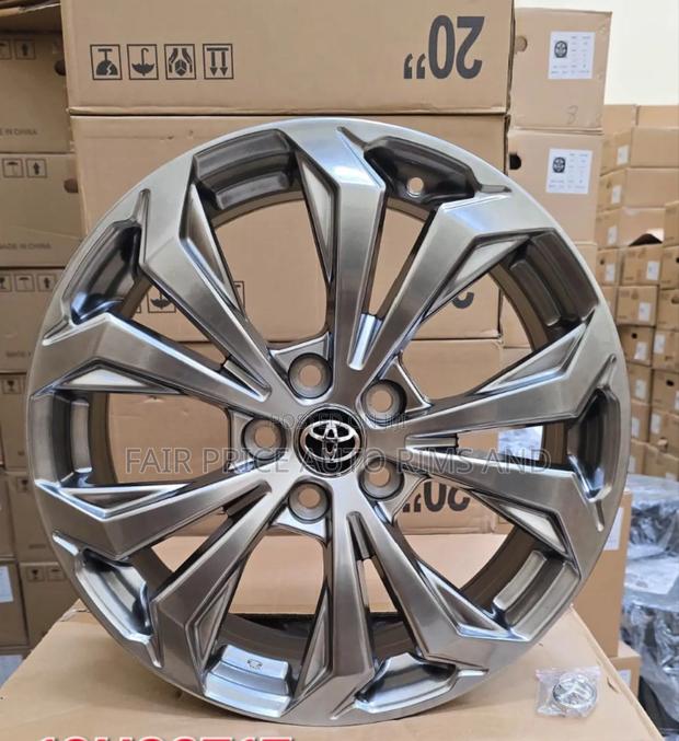 Size 18 Gunmetal And Silver Sports Rims.