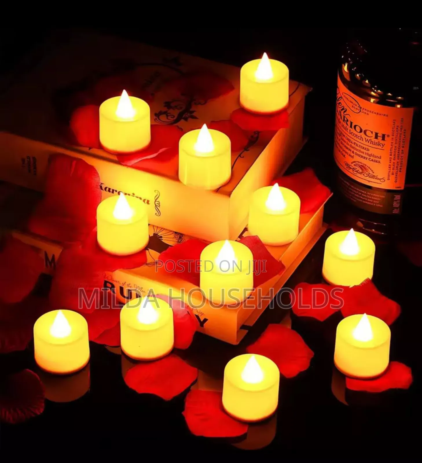 24 Pcs Led Tea Light Candles Availabe