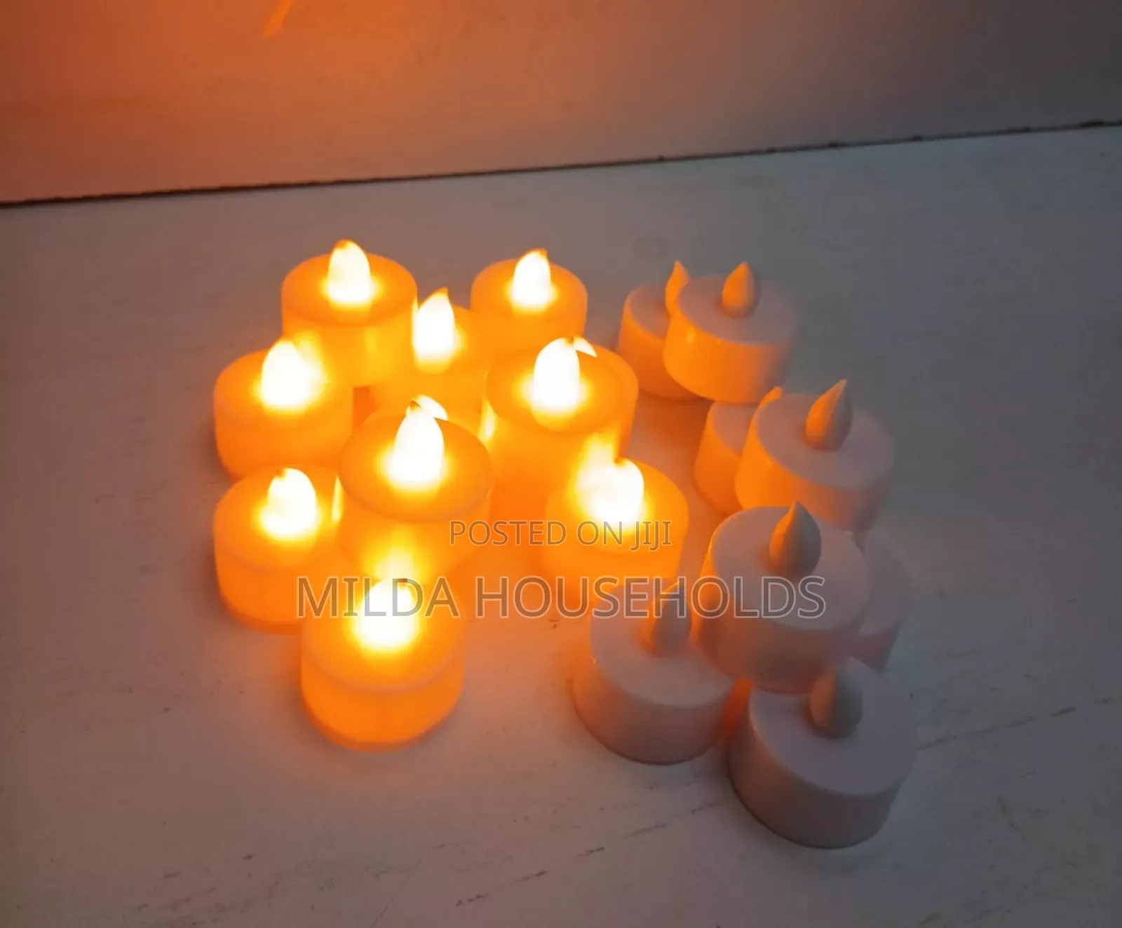 24 Pcs Led Tea Light Candles Availabe