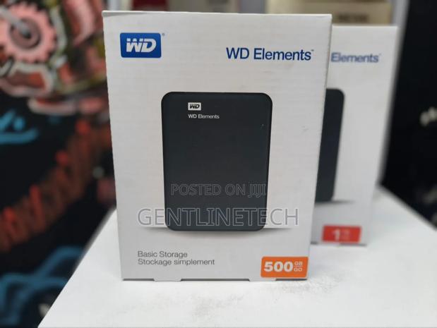 500gb Wd External Hard Disk Drive With Storage Pouch