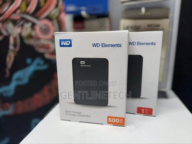 Western Digital 500gb External Hard Drive With Protective Case - main view